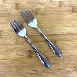Oneida Arbor American Harmony Stainless Steel Salad Forks Set Of 2 Flatware
